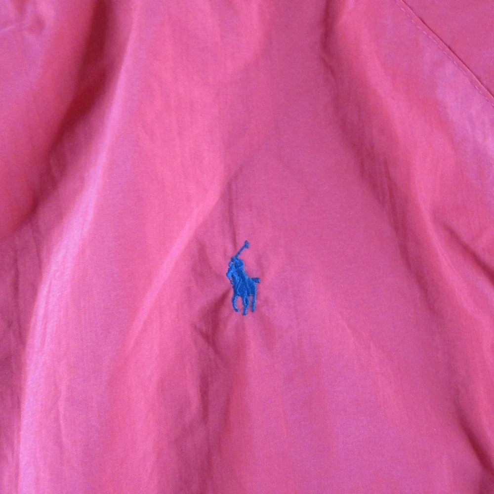 Polo Ralph Lauren Jacket Mens XL‎ Red Nylon Pullover Mesh Lined Golf Windbreaker
